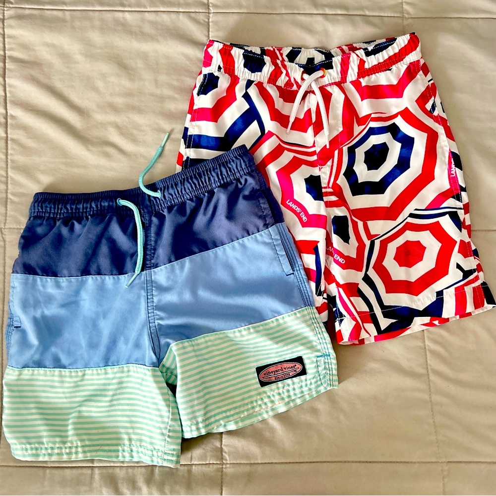 Vineyard Vines Lands End Swim trunks shorts 6 7